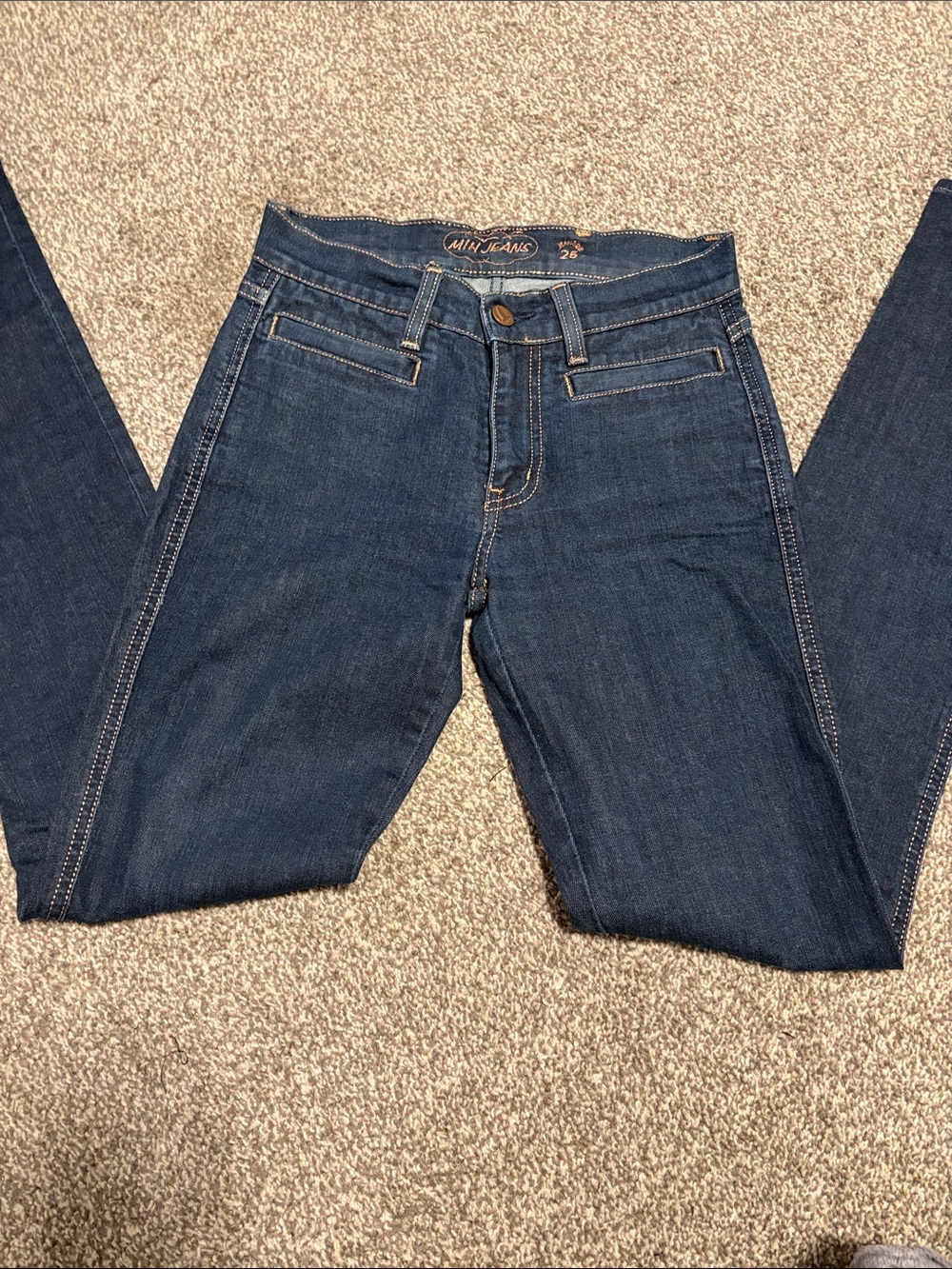Classic Dark Blue Women's Jeans - Slim Fit